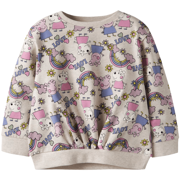 Hovedbilde Name It Nmfdarma Peppa Gris sweatshirt, Peyote ...