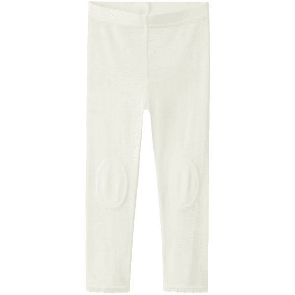 Hovedbilde Name It Nmfwang Wool Neddle leggings, Snow White